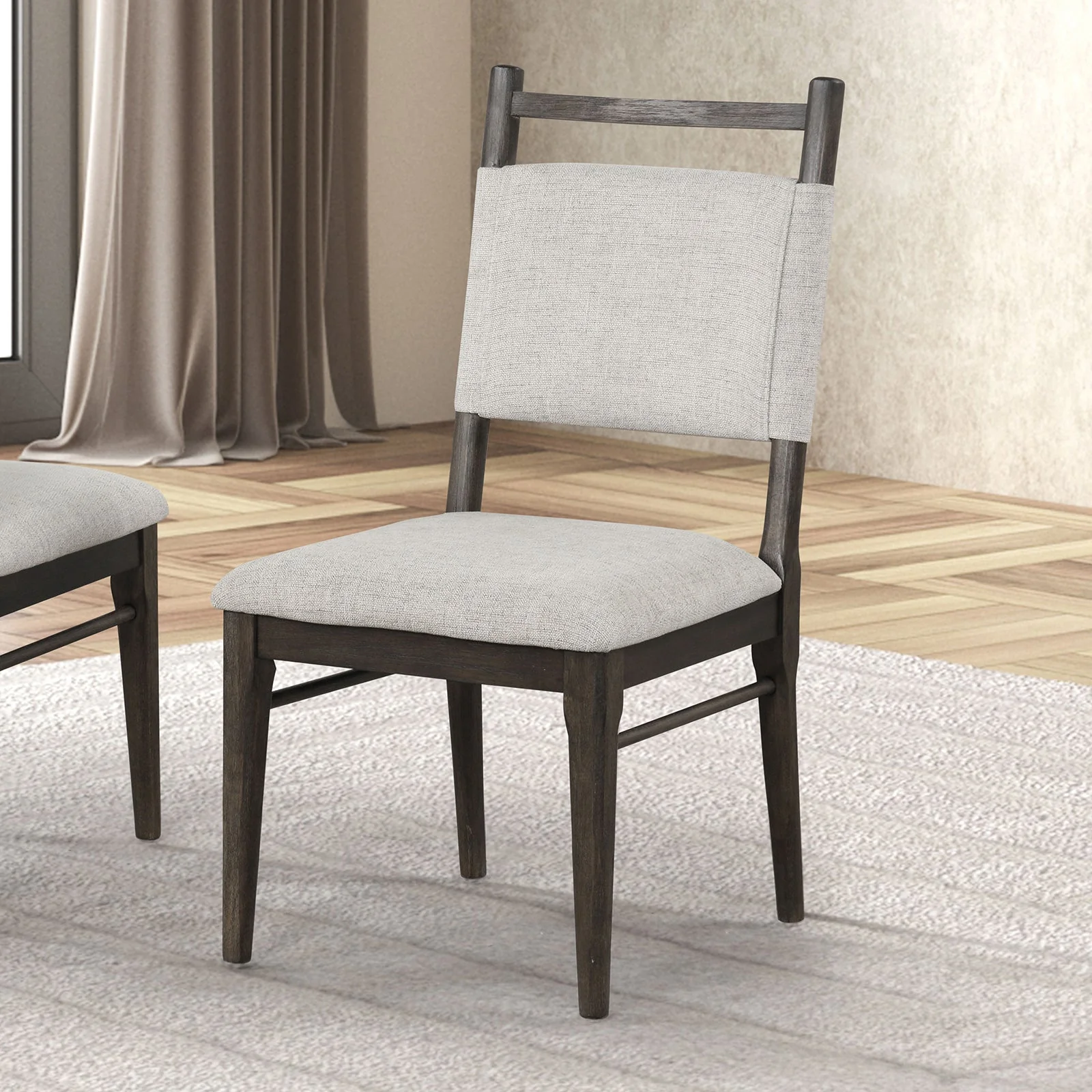 Woolwich Dark Walnut 7 Piece Dining Set - Image 5