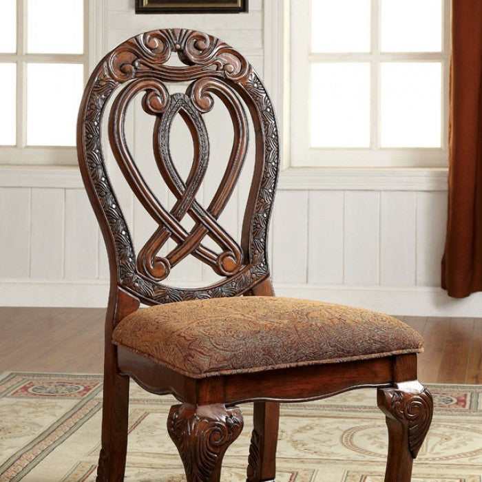 Wyndmere Brown & Cherry Side Chair (Set of 2) - Image 2
