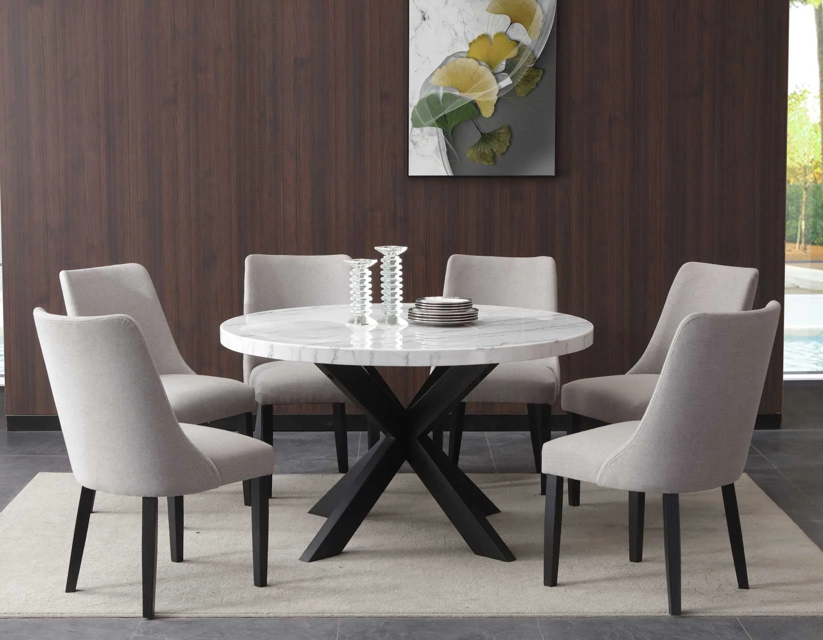 Xena Upholstered Side Chair - Image 7