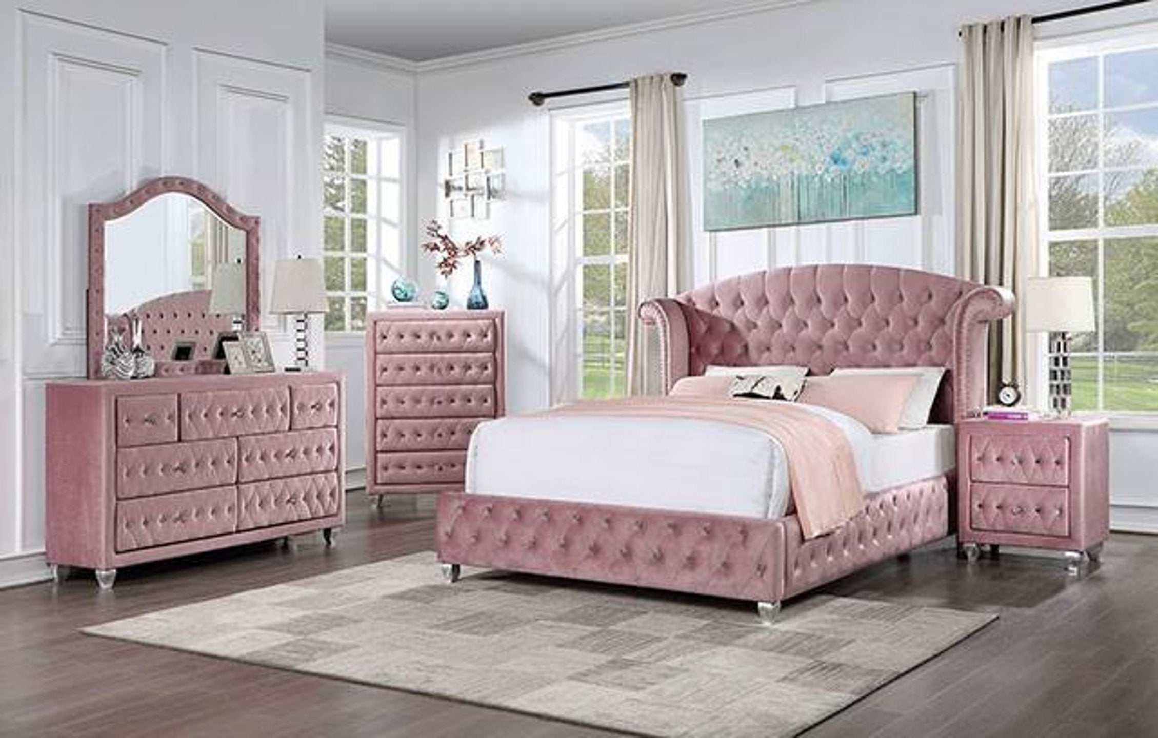 Zohar Pink Nightstand - Image 3