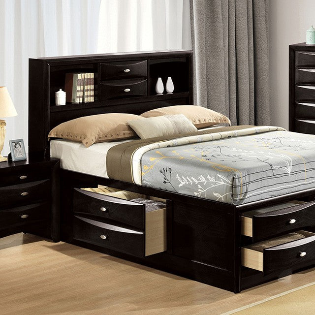 Zosimo Black 5 Pc. Queen Bedroom Set w/ Chest - Image 2