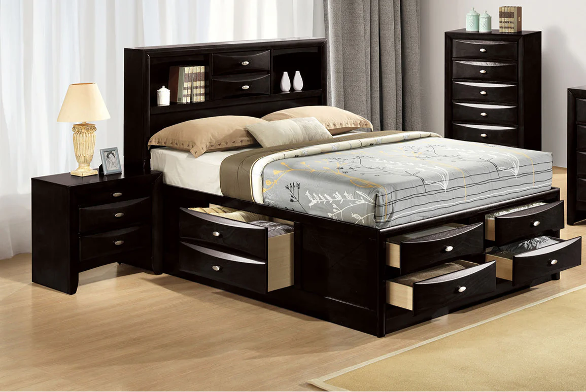 Zosimo Black Storage Bed - Image 2