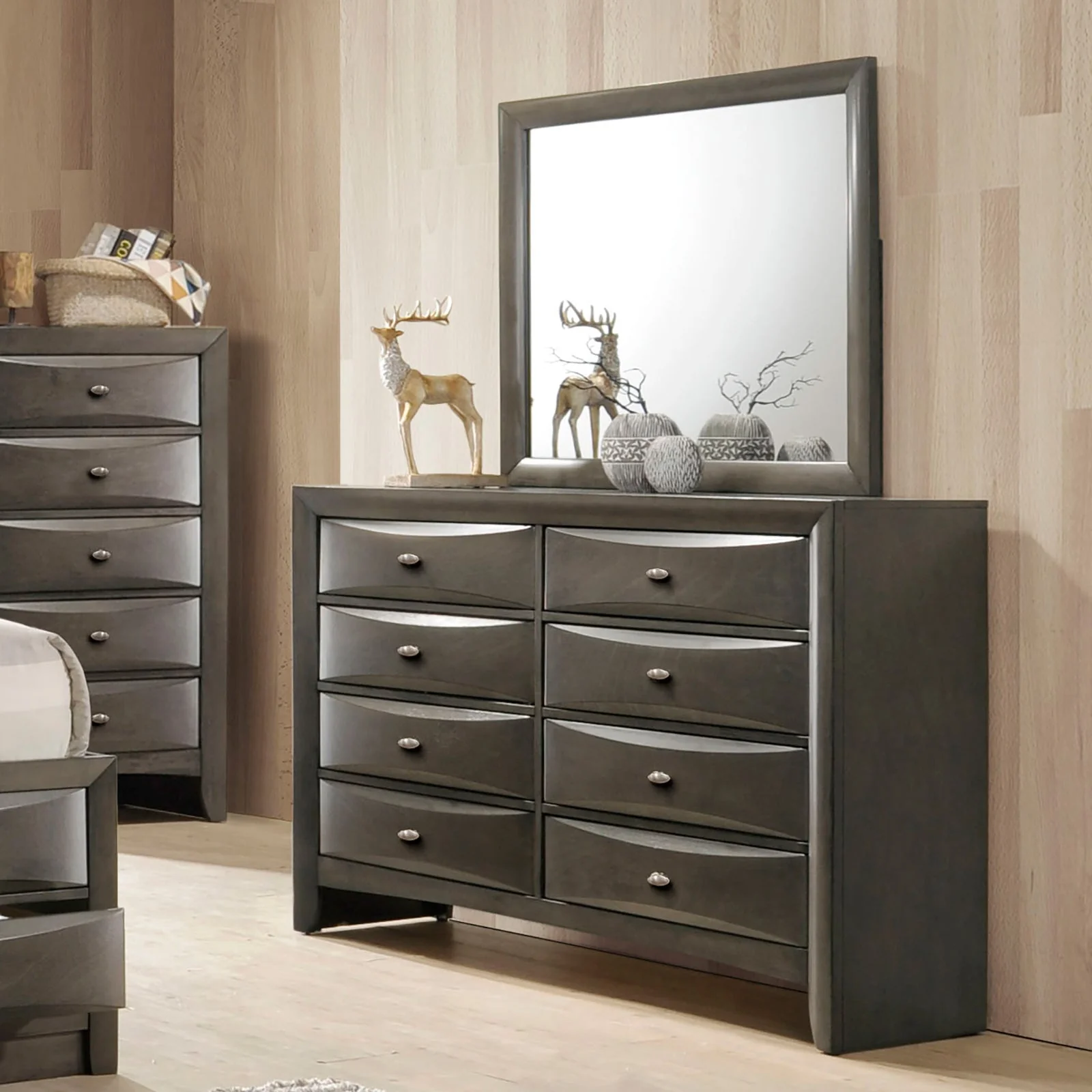 Zosimo Gray 4 Pc. Queen Bedroom Set - Image 4