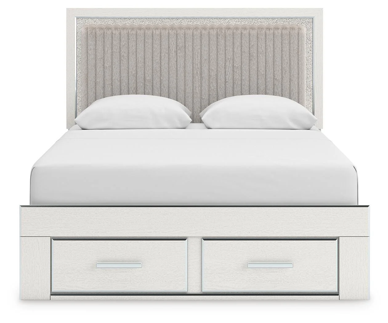 Zuraleus Upholstered Panel Platform Storage Bed Bedroom Set - Image 19